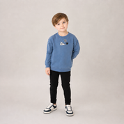 Crochet Denim Sweatshirt - Boys