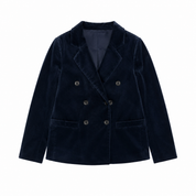 Velvet Plaid Blazer - Boys