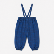 Printed Denim Overalls