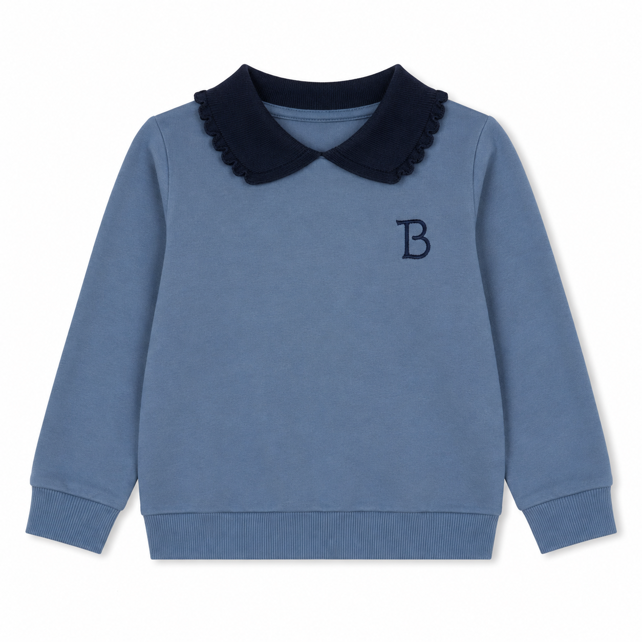 Sailor Collar Sweatshirt - Girls