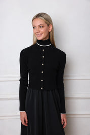 Tneck Jumper + Cardigan Set