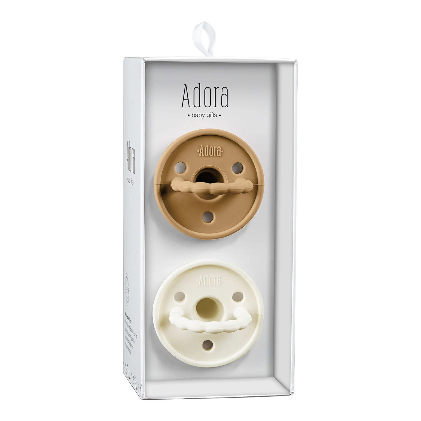 2 Pack Pacifier Classic Luggage-Vanilla