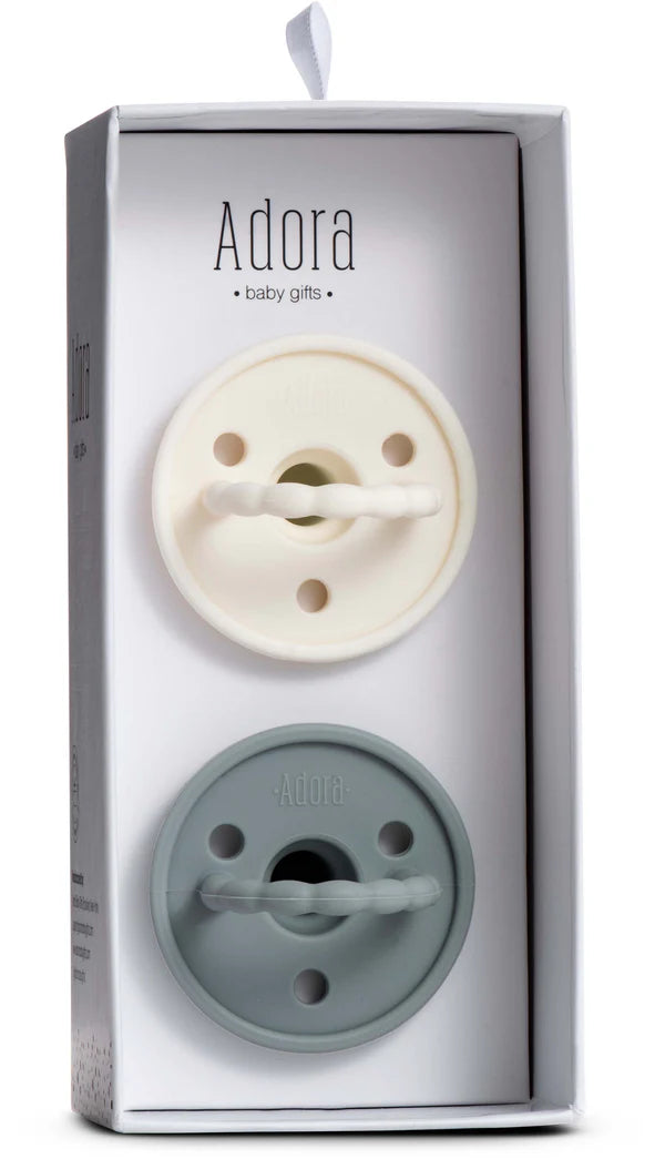 2 Pack Pacifier Classic Vanilla-Graphite