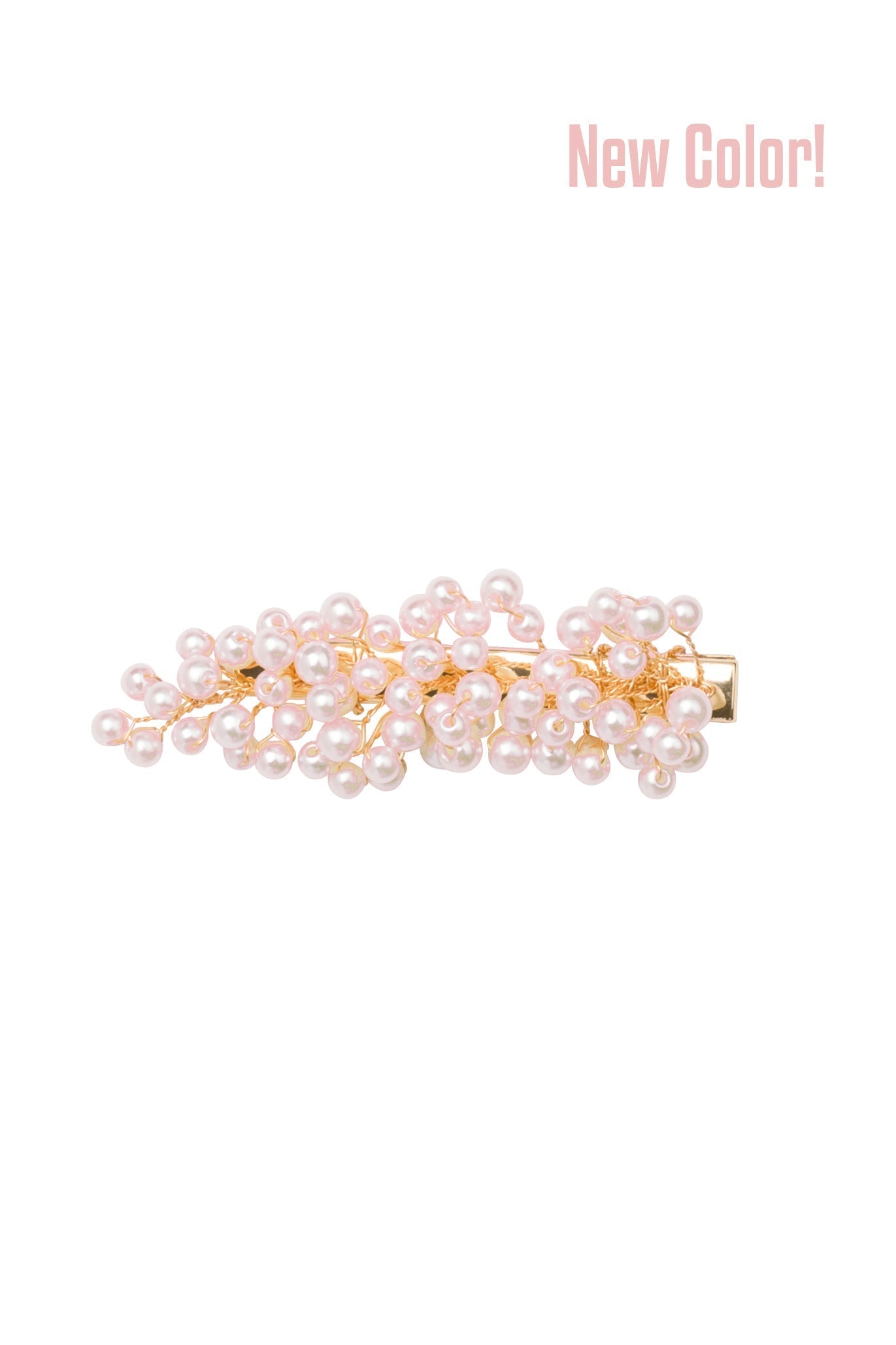 Baby's Breath Royal Clip - Pink Pearl