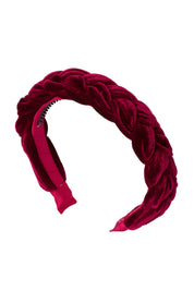 Coronation Day Headband - Burgundy Velvet - PROJECT 6, modest fashion