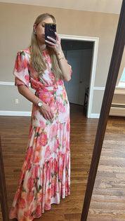 Third Tiered Dress-Print