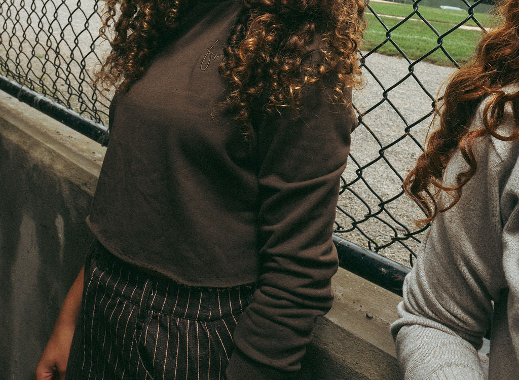 Mocha Stripe Top