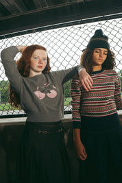 Mon Cheri Sweater - Grey