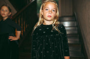 Velour Bow Maxi Dress