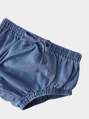 Draw String Bloomer-Light Denim