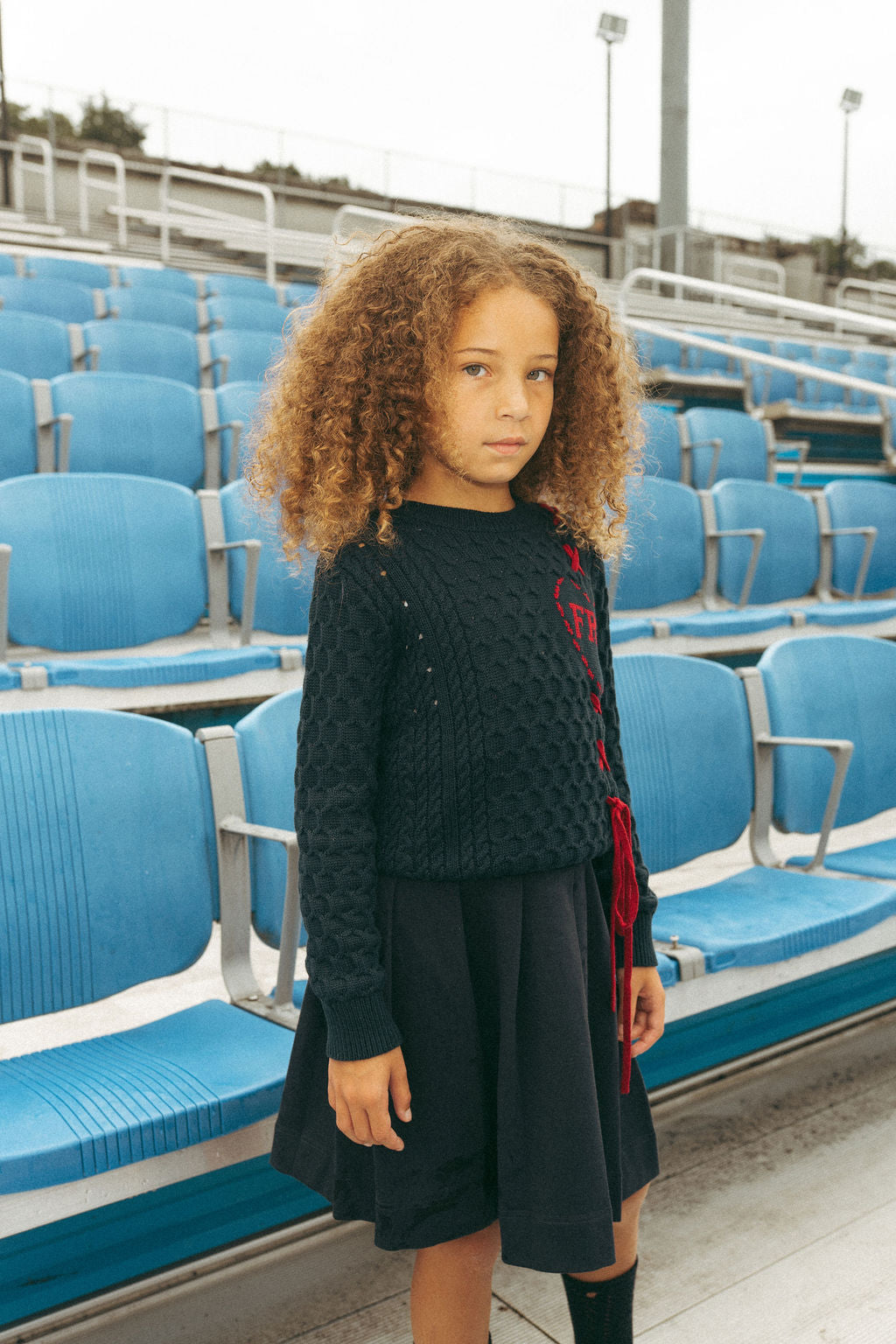 Laced Knit Sweater