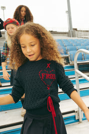 Laced Knit Sweater