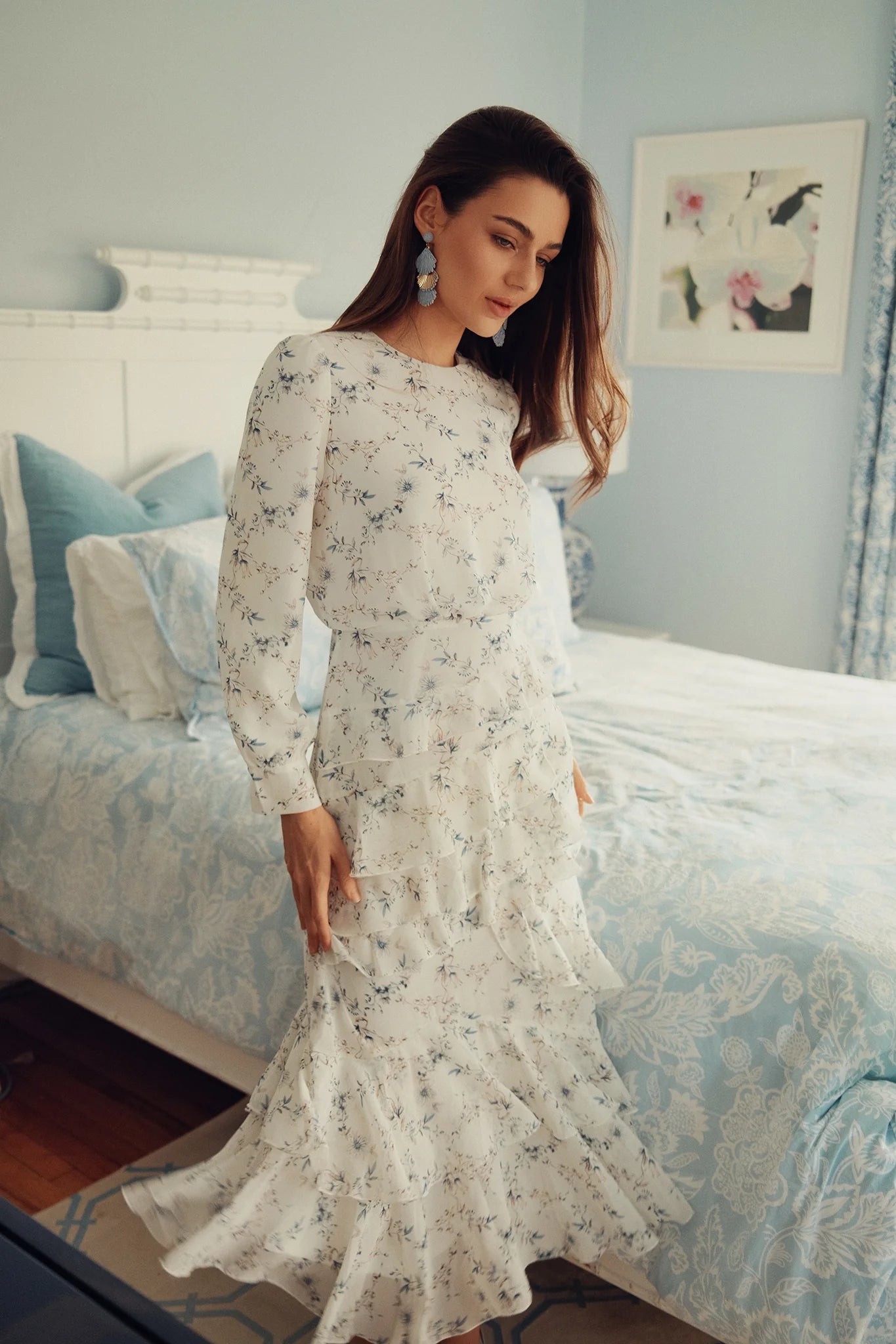 Esme Dress- Blue Escape