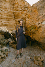 Dalia Skirt -Raisin