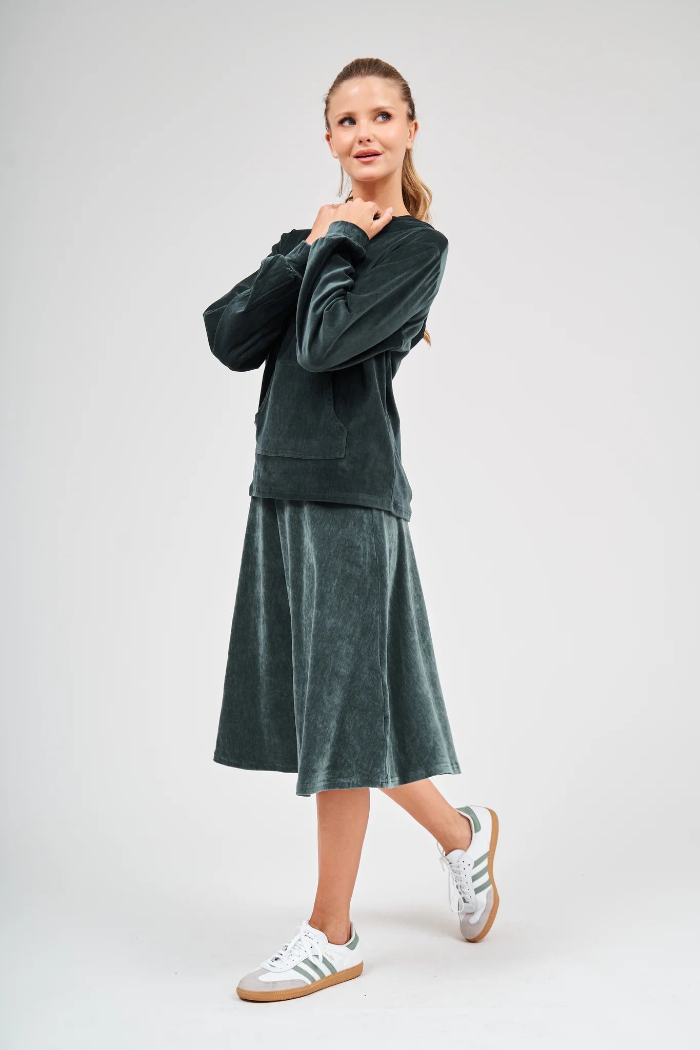 Riva Top with Hood - Jewel Teal
