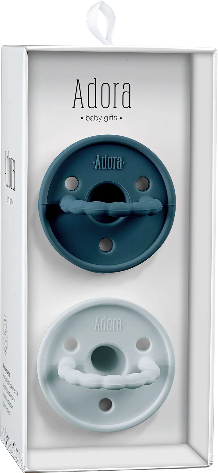 2 Pack Pacifier Classic Denim-Sky