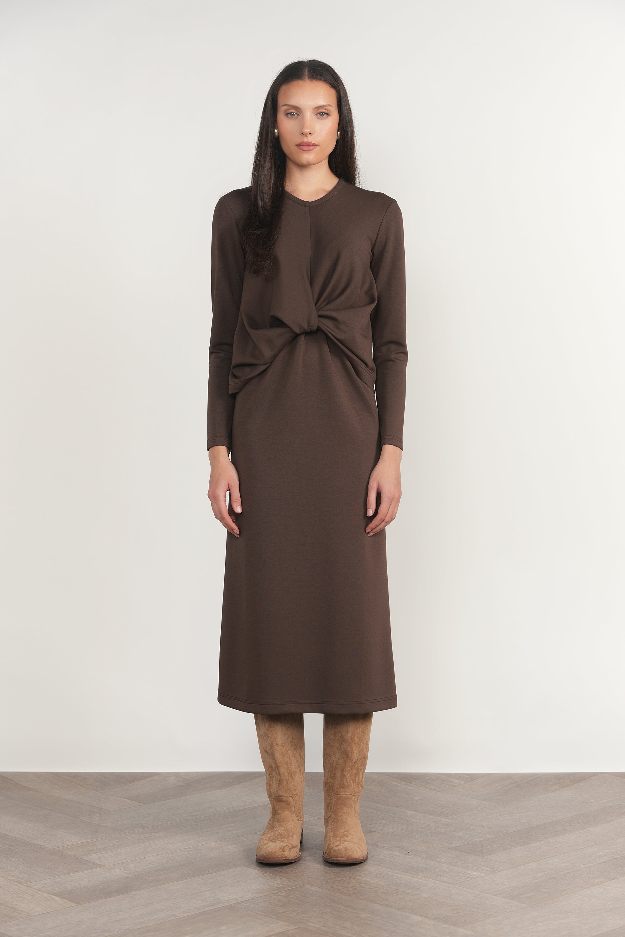 Gila Dress in Fudge