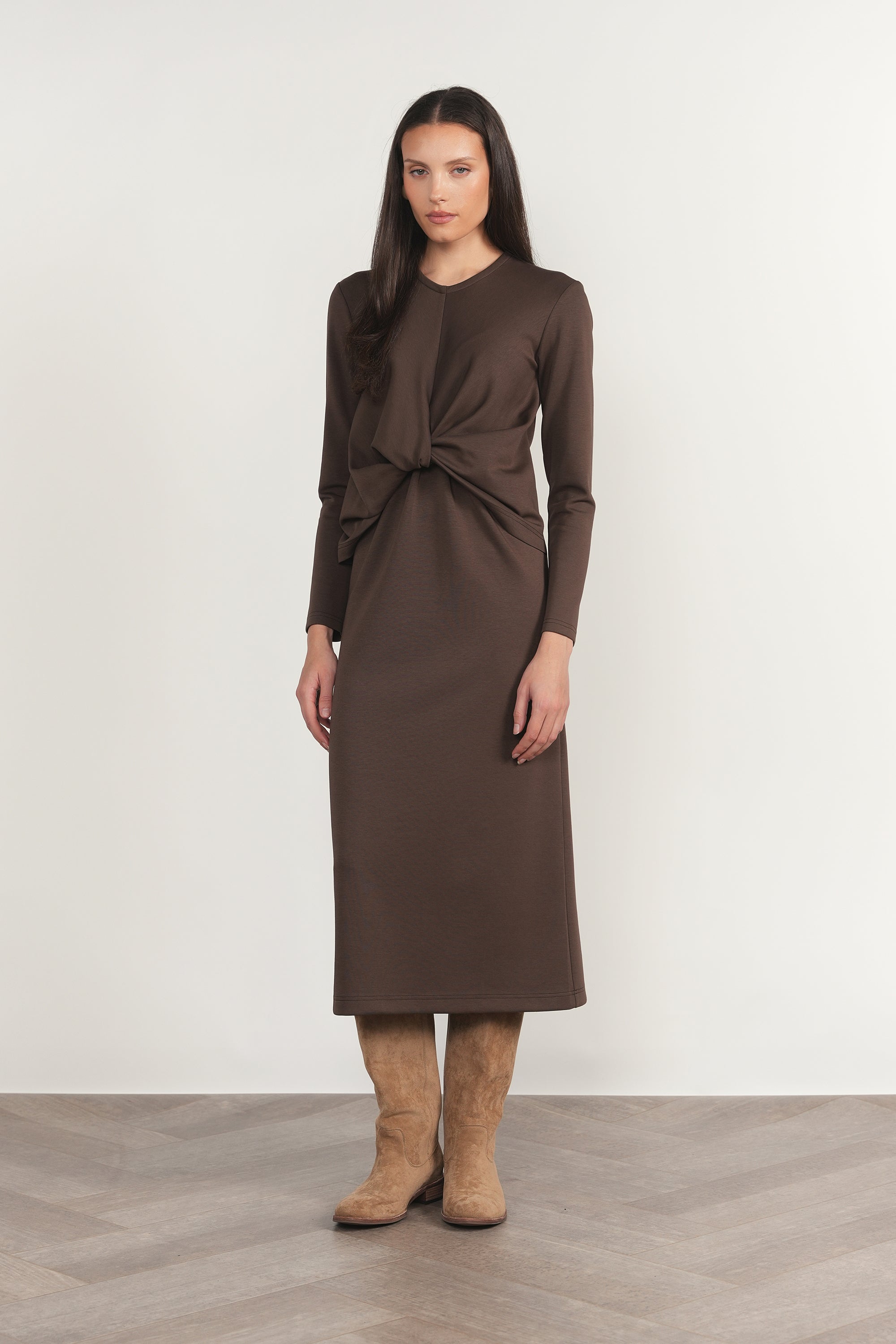 Gila Dress in Fudge