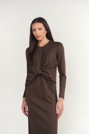 Gila Dress in Fudge