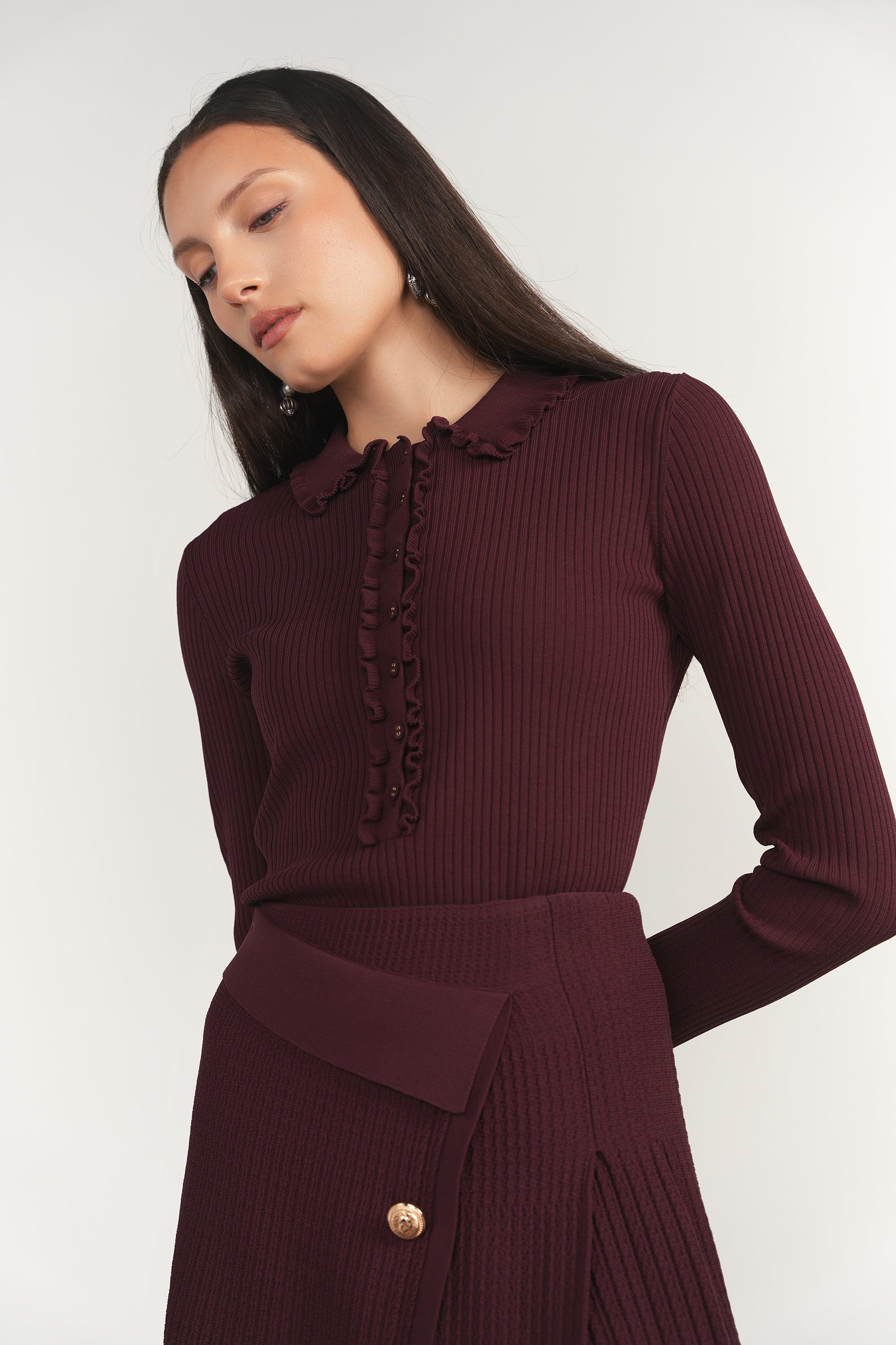 Adour Sweater in Antique Berry