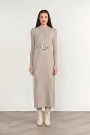 Brenta Dress in Bone