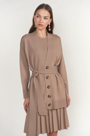 Duoro Cardigan in Sandstone