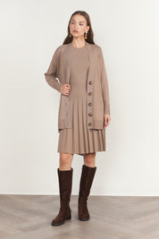 Duoro Cardigan in Sandstone