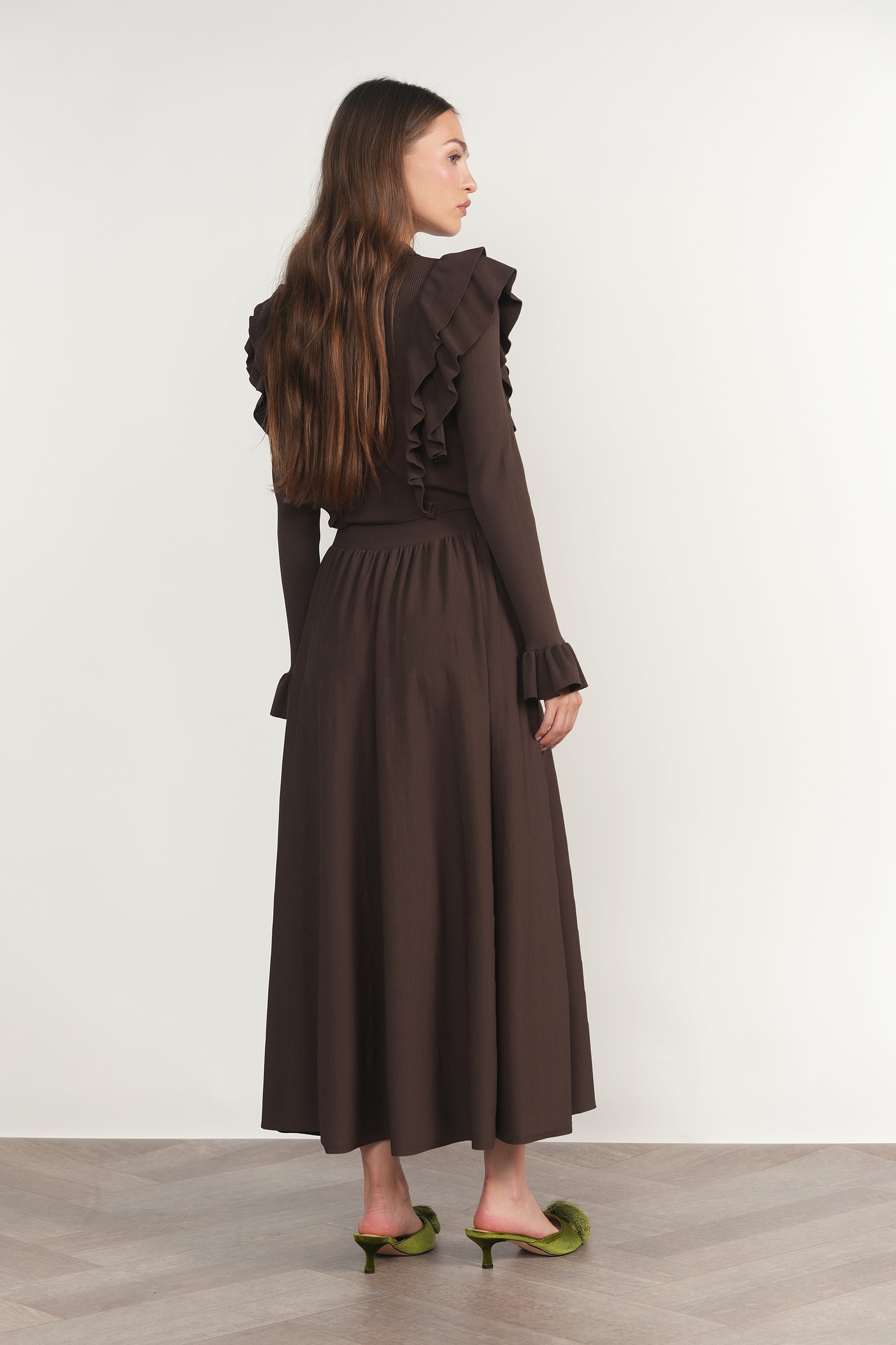 Vienne Dress in Fudge