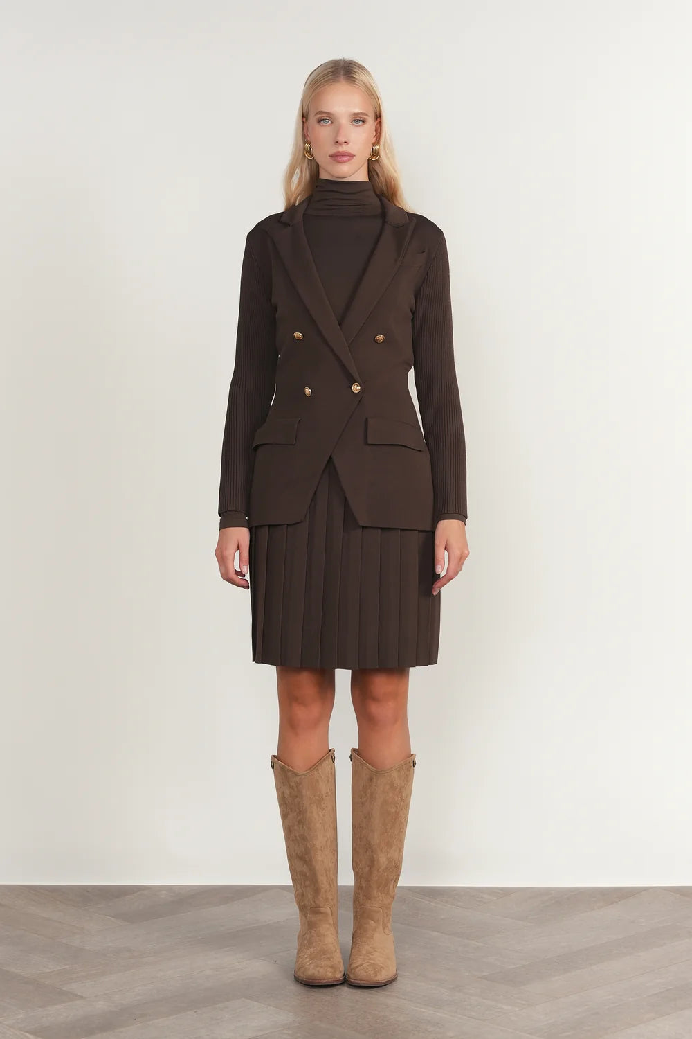 Allier Skirt in Fudge