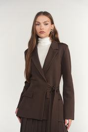 Neva Blazer in Fudge