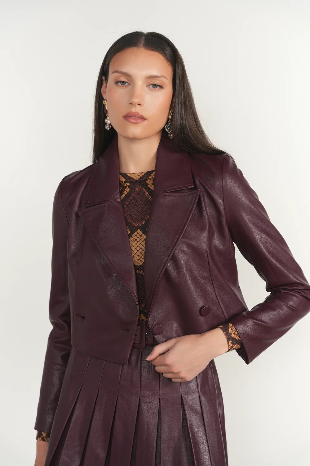 Dee Blazer in Antique Berry
