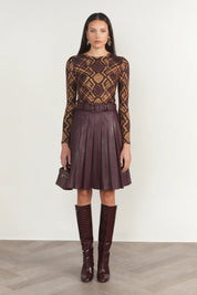Yarra Skirt in Antique Berry
