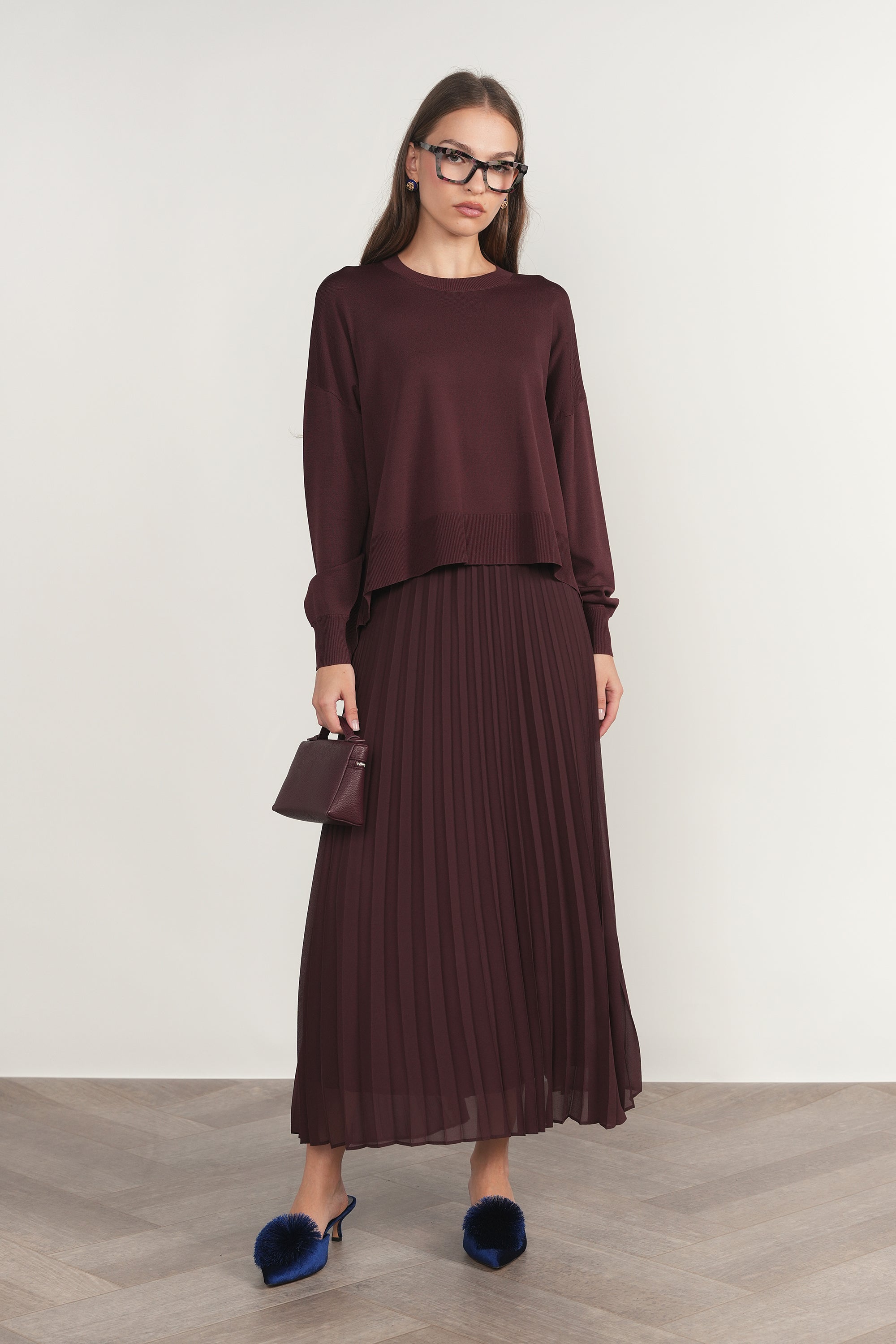 Vaal Skirt in Plum