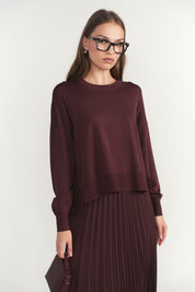 Vaal Sweater in Plum