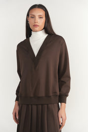 Sava Sweater in Fudge