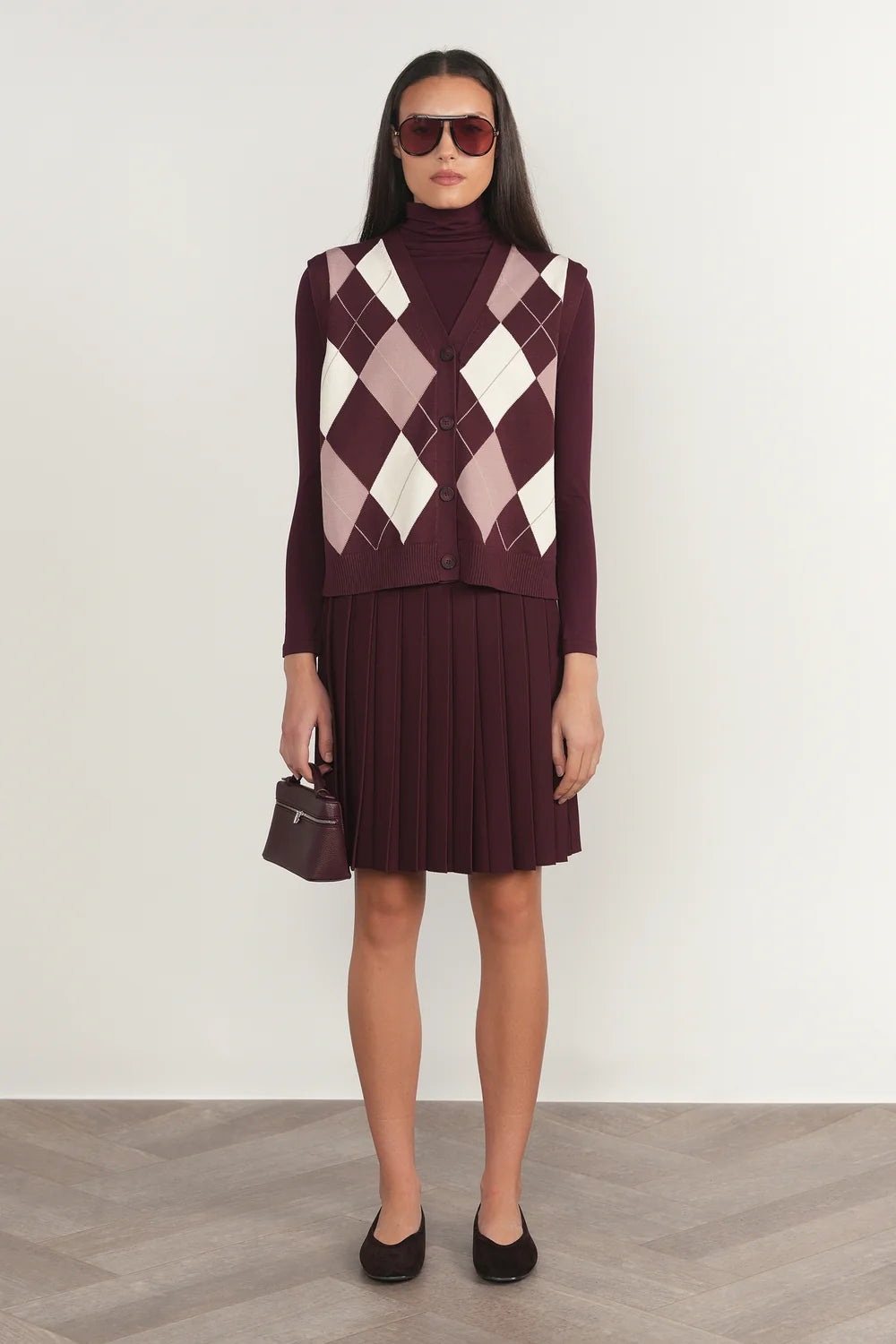Infinity Skirt in Antique Berry
