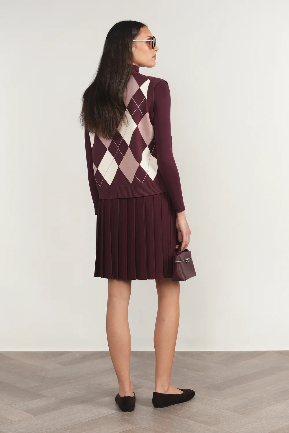 Infinity Skirt in Antique Berry