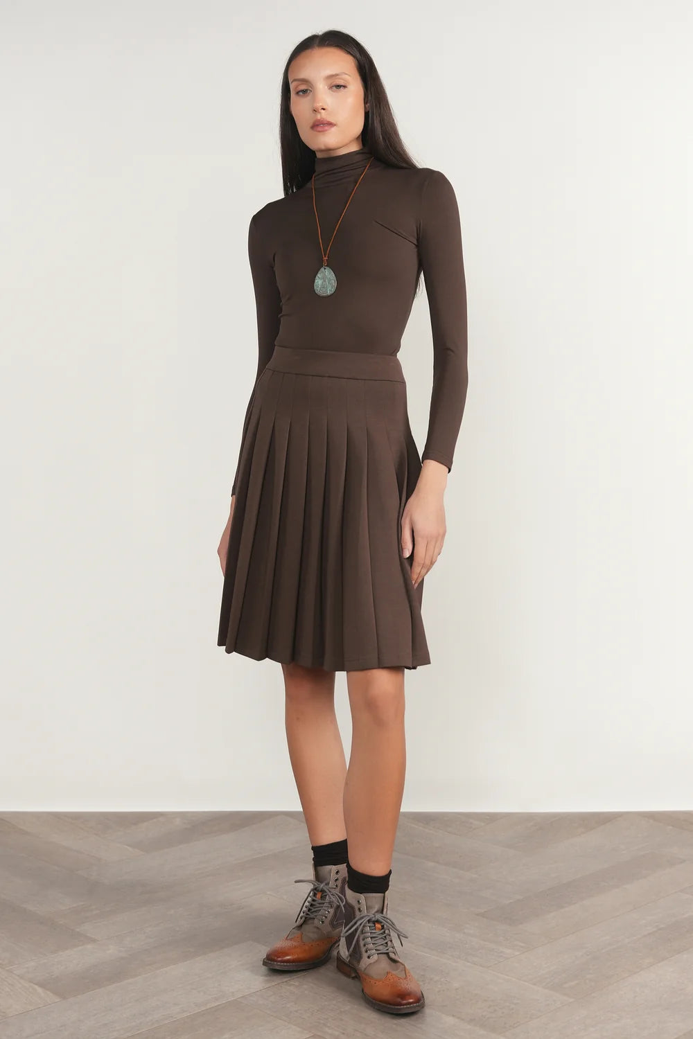 Greta Top in Fudge