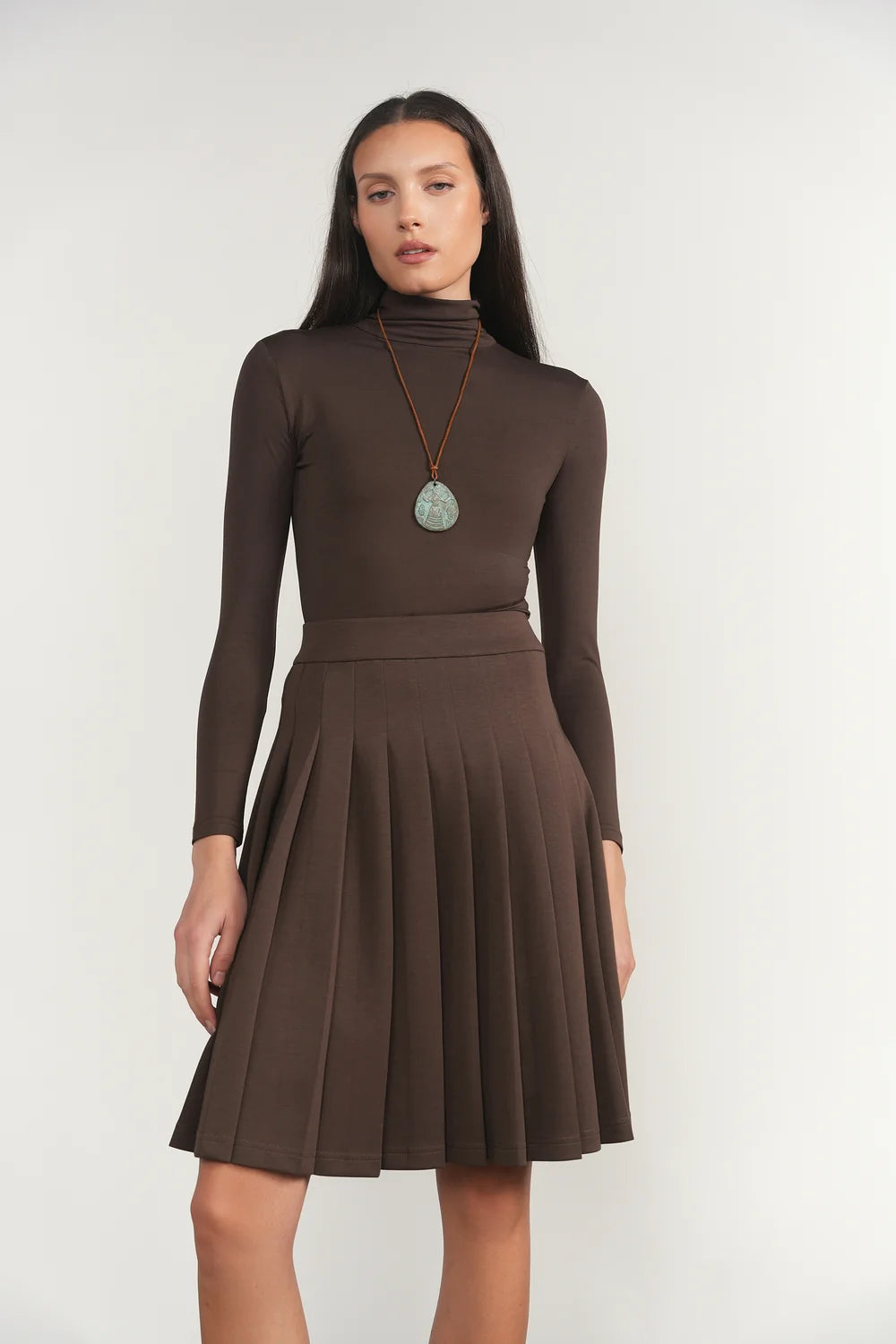 Greta Top in Fudge