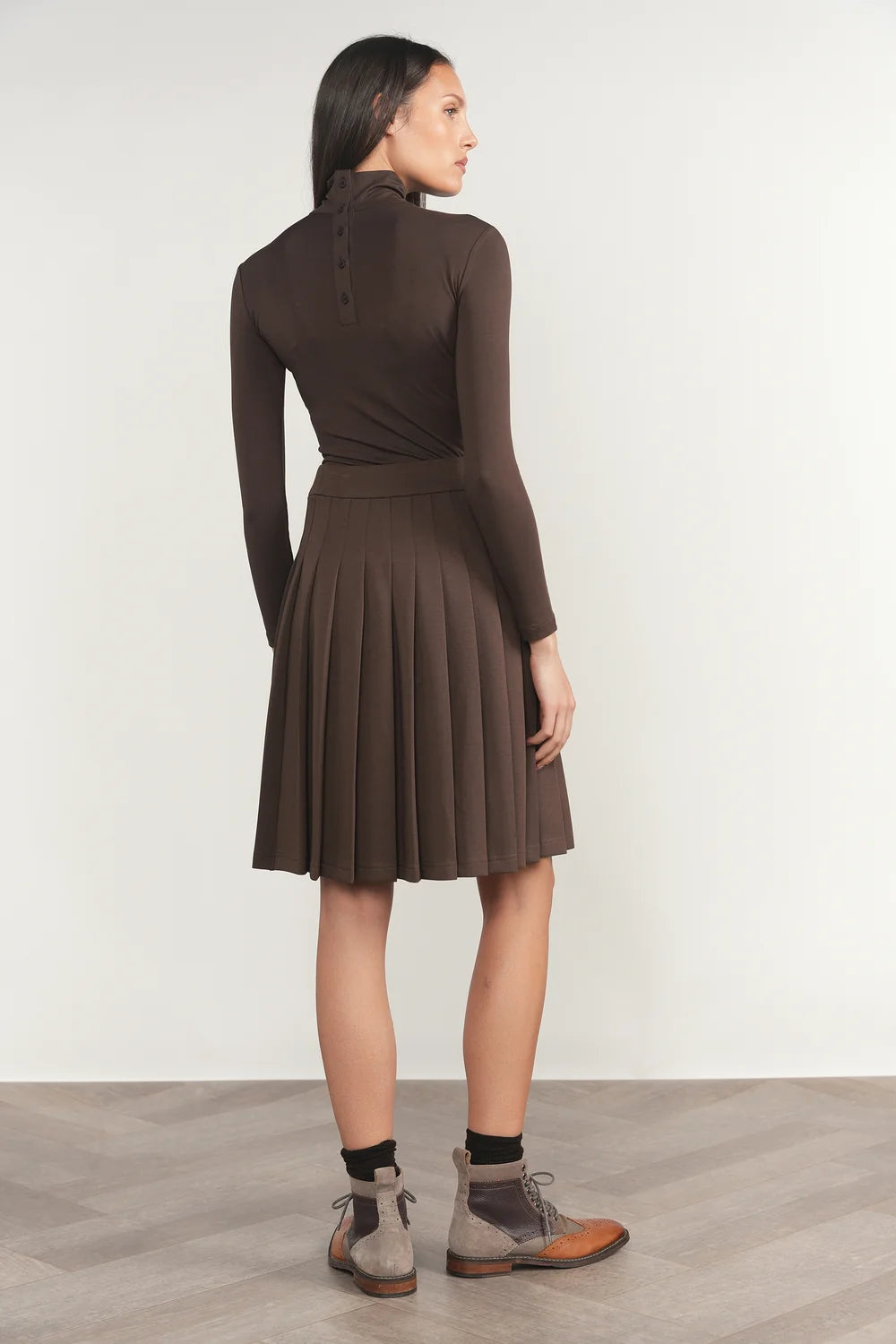 Greta Top in Fudge