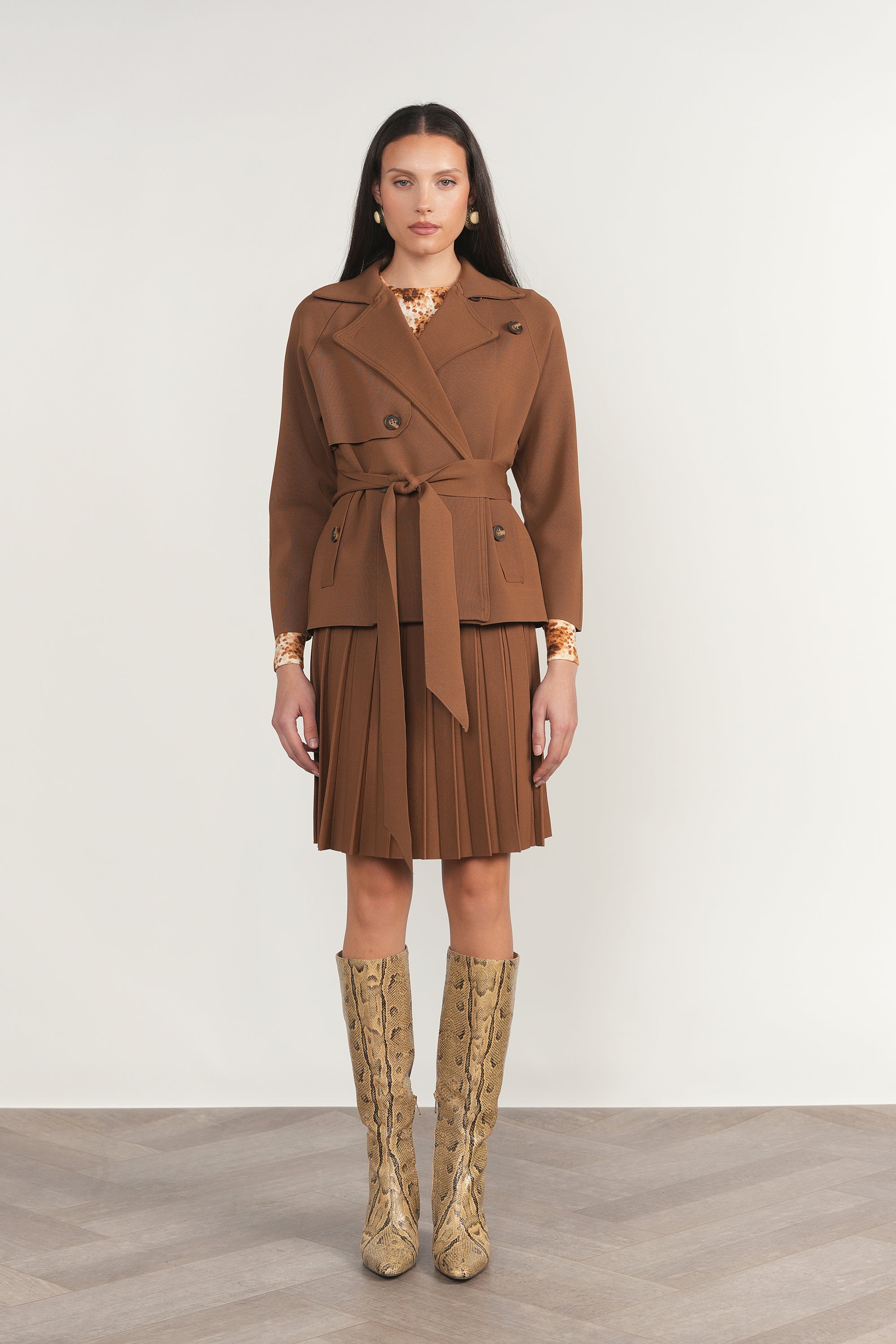Garon Jacket in Cinnamon