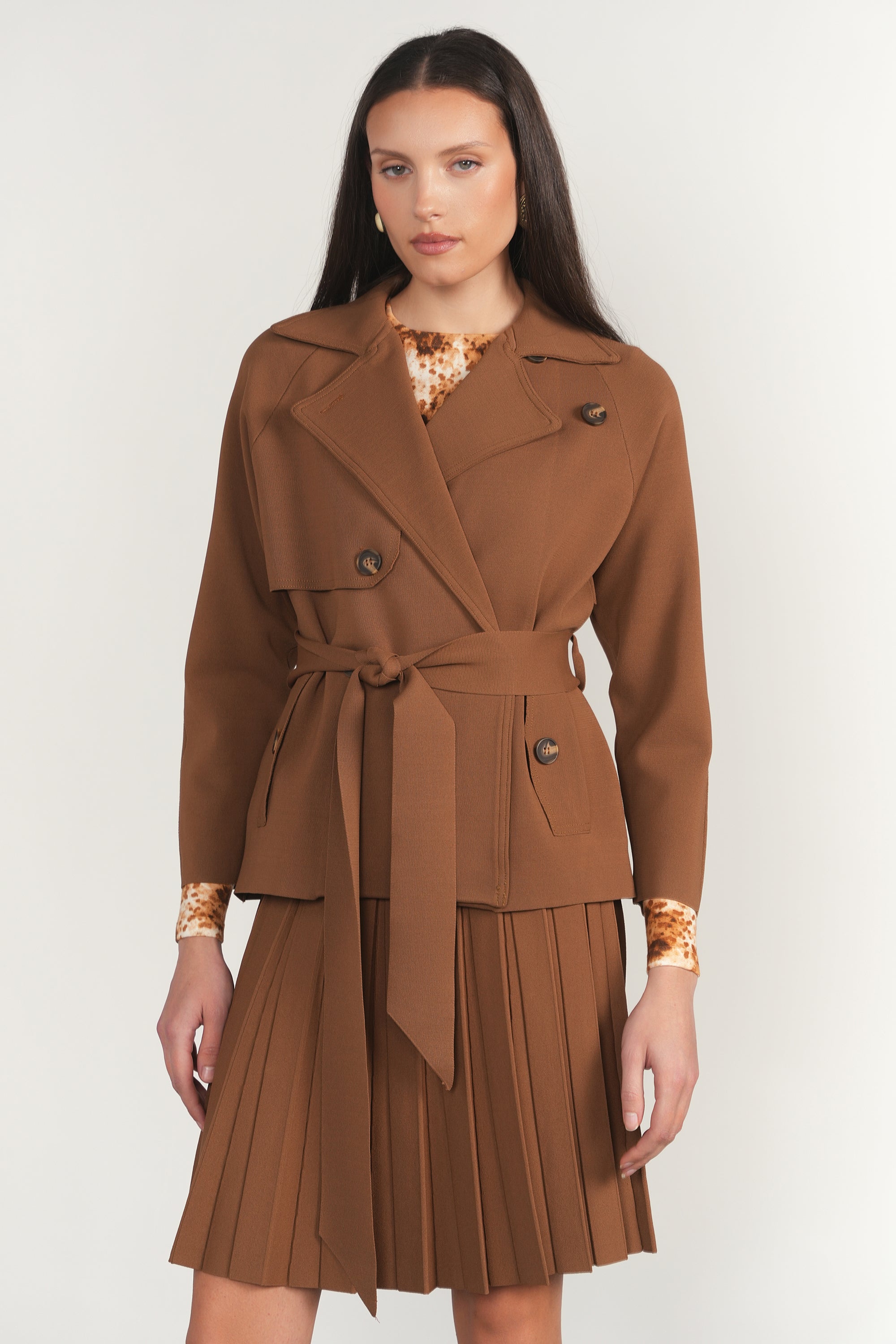 Garon Jacket in Cinnamon