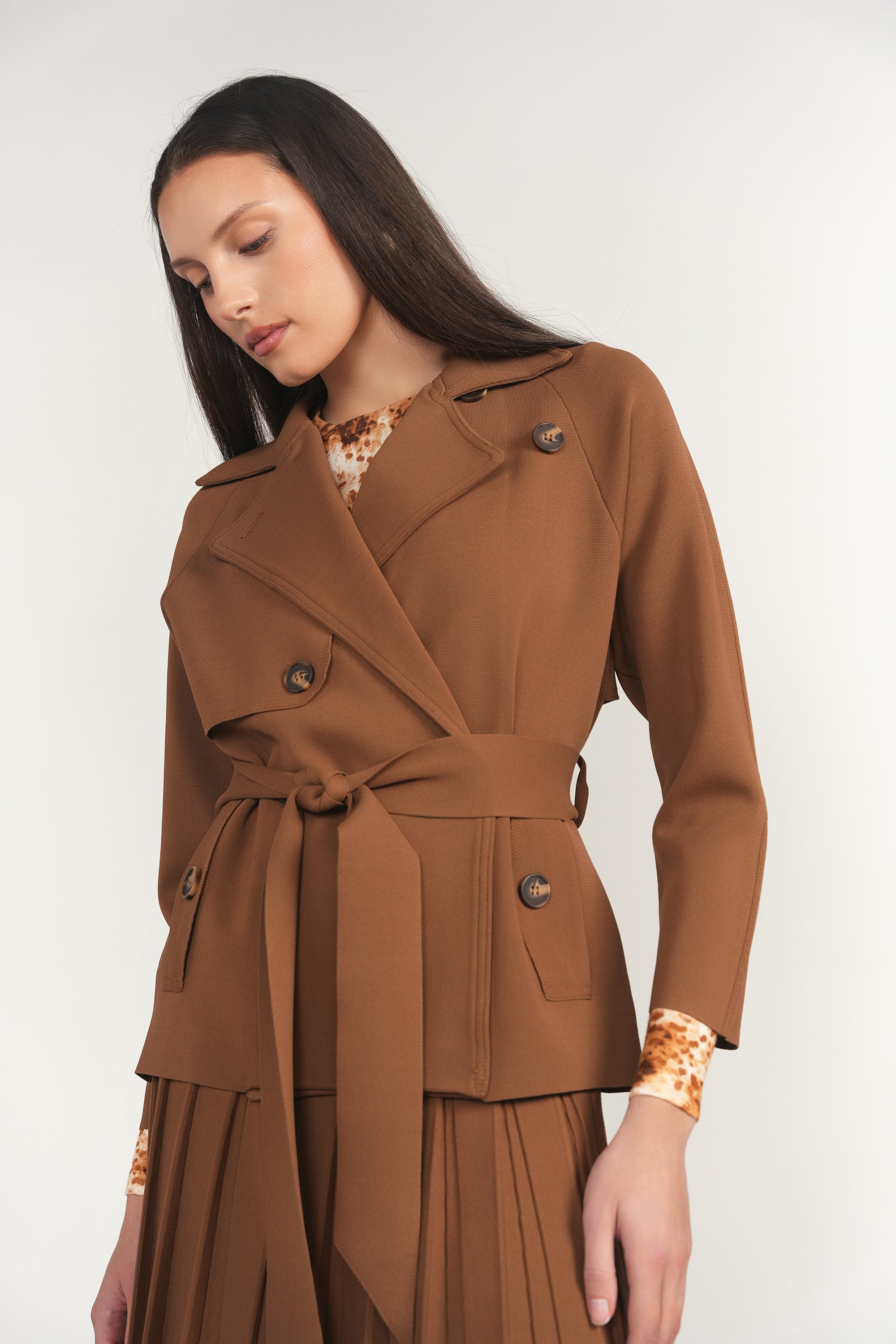 Garon Jacket in Cinnamon