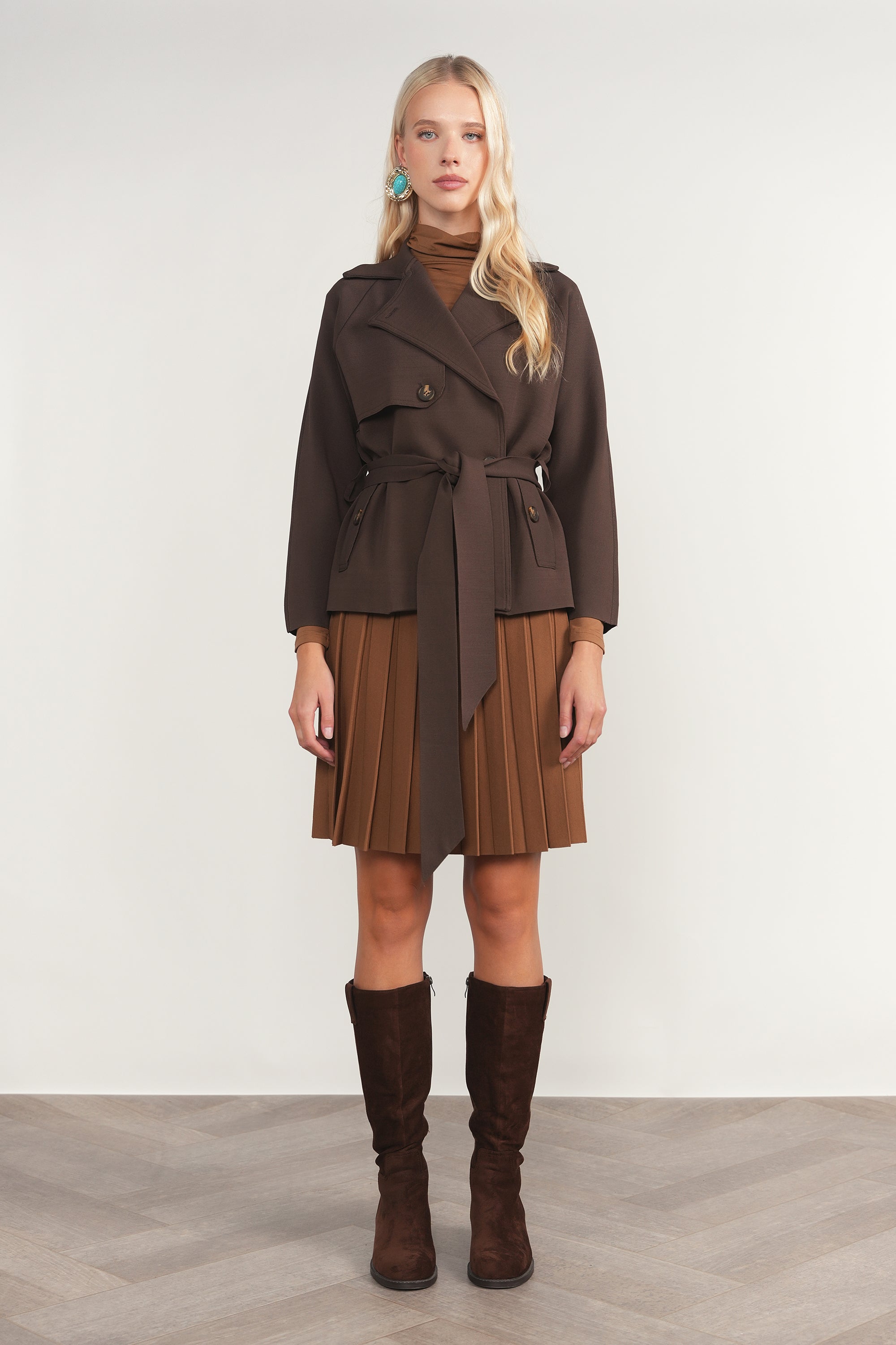 Garon Jacket in Fudge