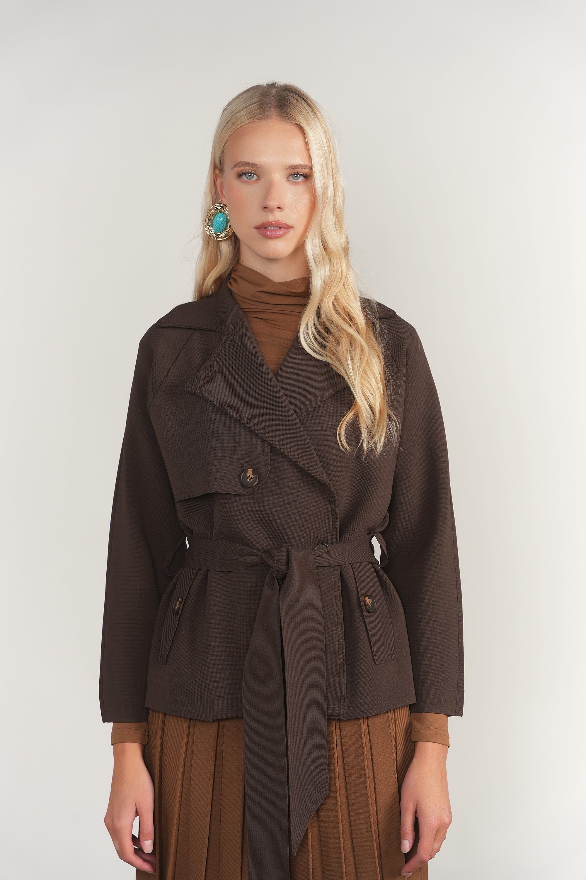 Garon Jacket in Fudge