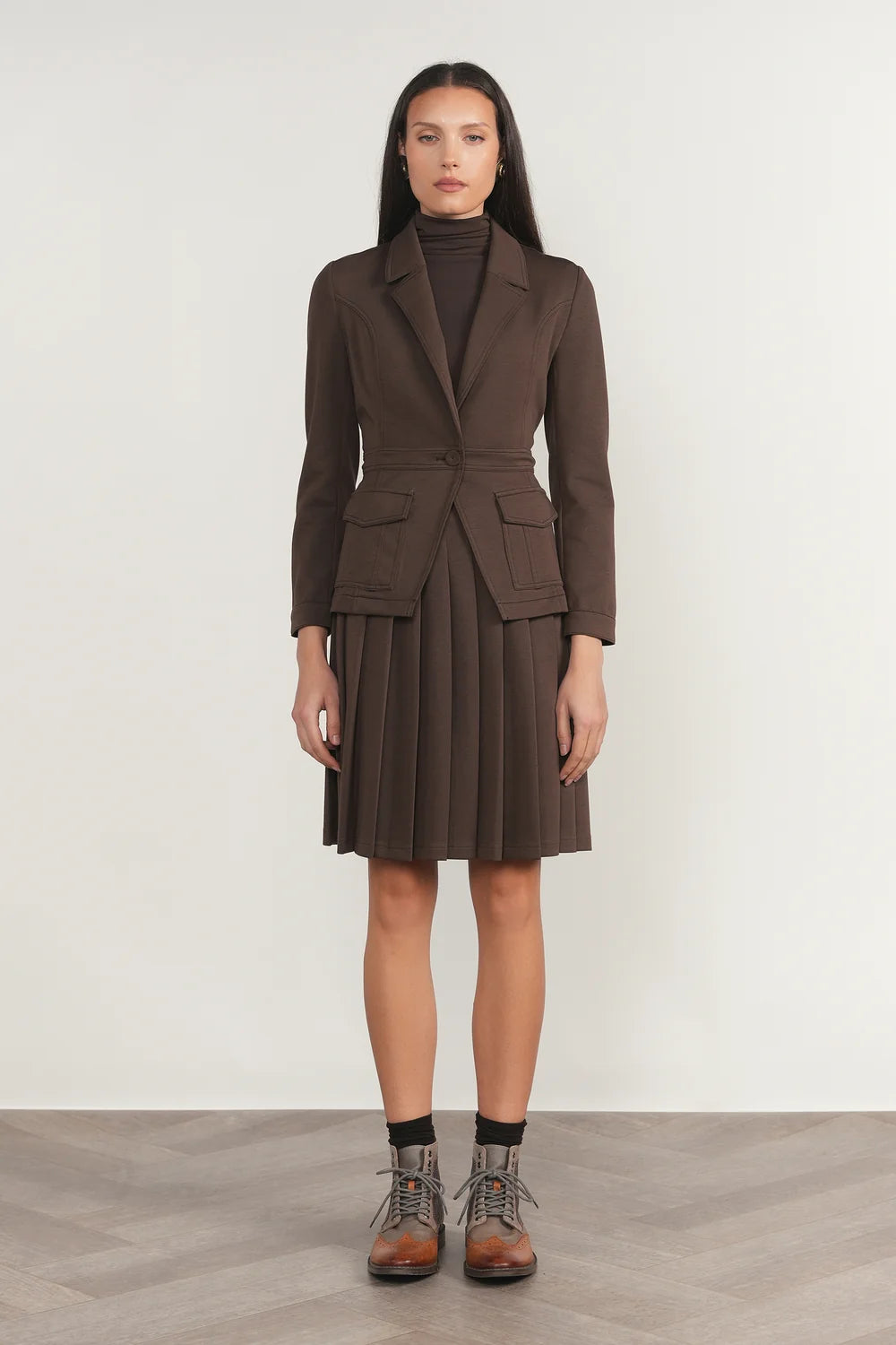 Greta Top in Fudge