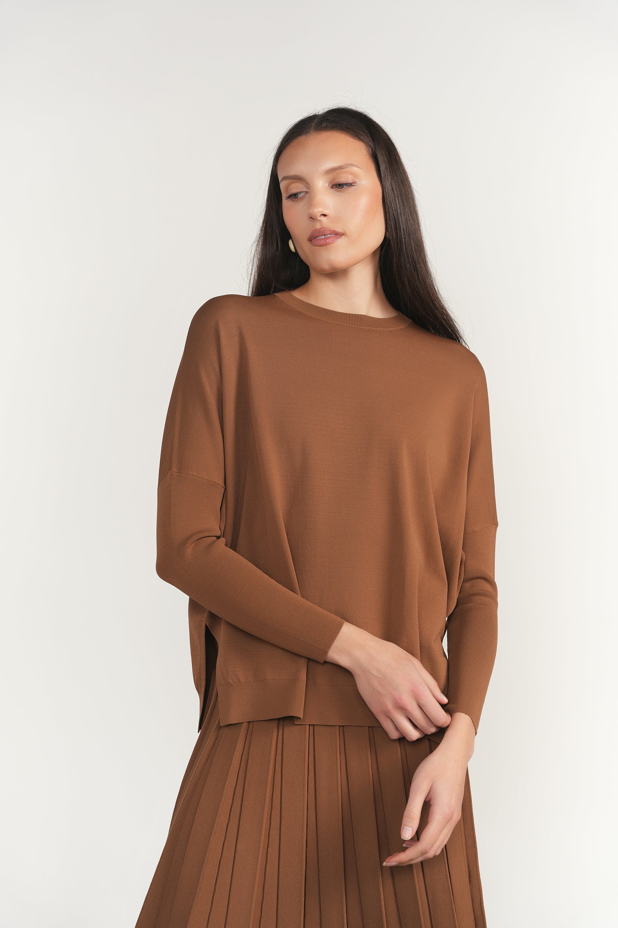 Montia Top in Cinnamon