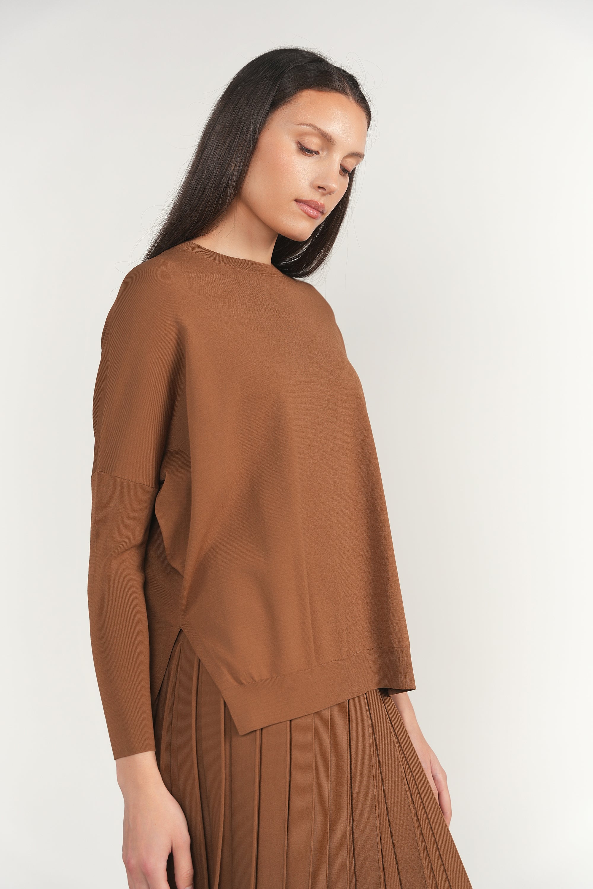 Montia Top in Cinnamon