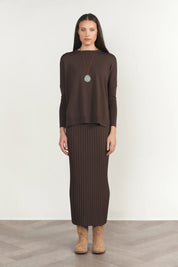 Eden Skirt in Fudge