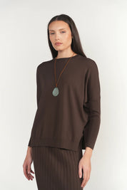 Montia Top in Fudge